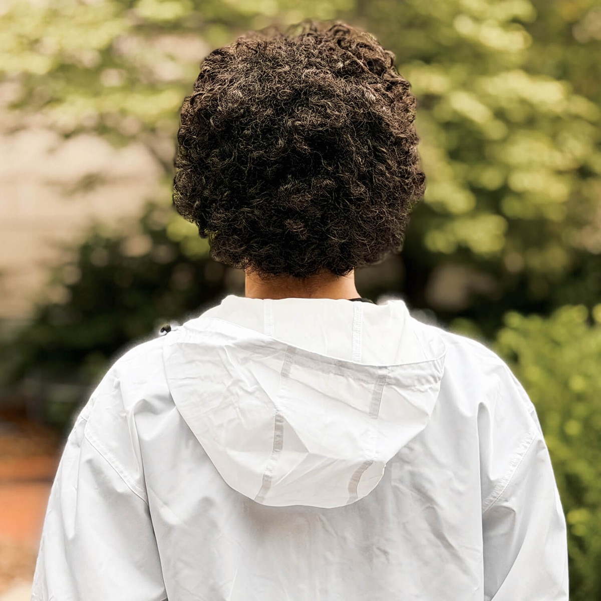 Champion White Packable Jacket